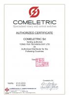 義大利COMELETRIC 總代理證明