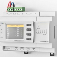 ME431導軌式4迴路3相多功能電表