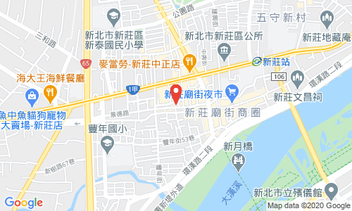 新北市新莊區景德路308號2F位置圖